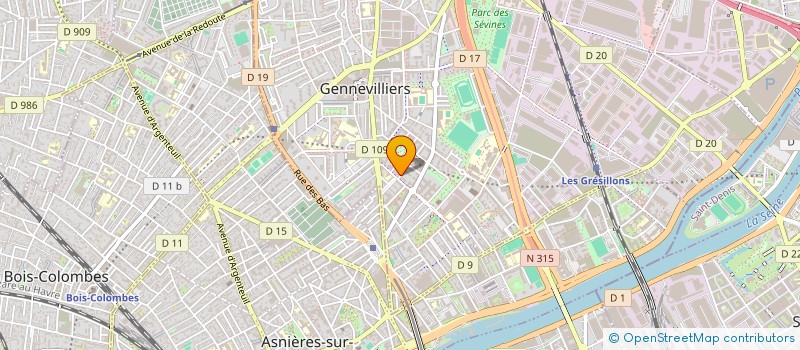 localisation de l'entreprise MAISON NIALE à GENNEVILLIERS