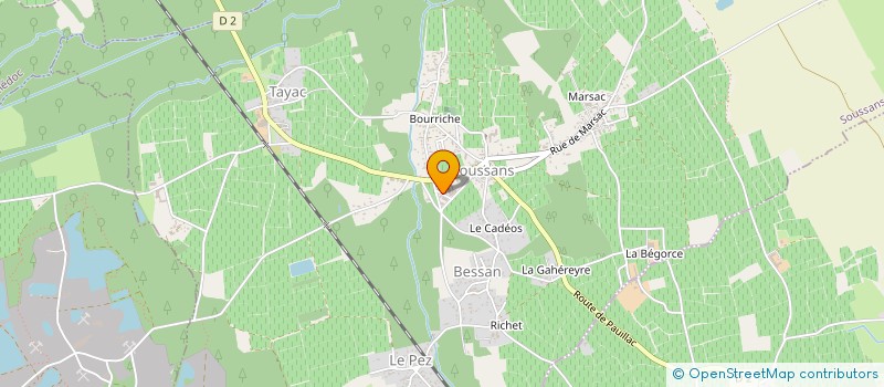 localisation de l'entreprise MAISON NICOLLE  SOUSSANS