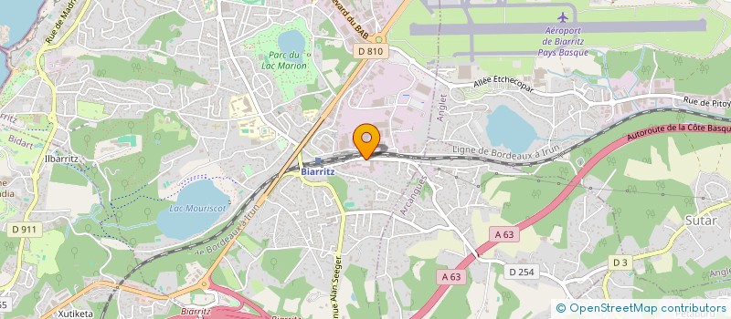 localisation de l'entreprise MAISON NIETO à BIARRITZ