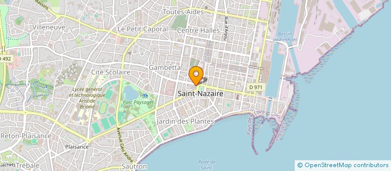 localisation de l'entreprise MAISON NOBLET  SAINT-NAZAIRE