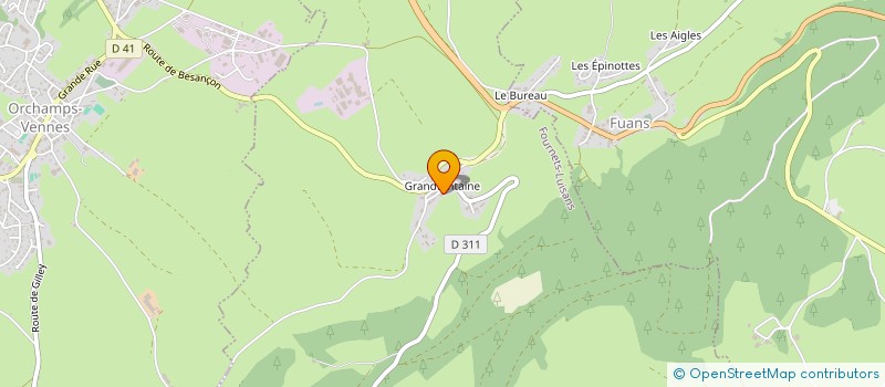 localisation de l'entreprise MAISON NOEL MYOTTE à FOURNETS-LUISANS