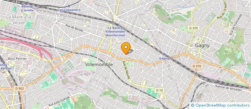 localisation de l'entreprise MAISON NOESIS  VILLEMOMBLE