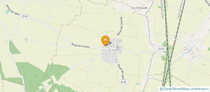localisation de l'entreprise MAISON NOIRE à LIGNE