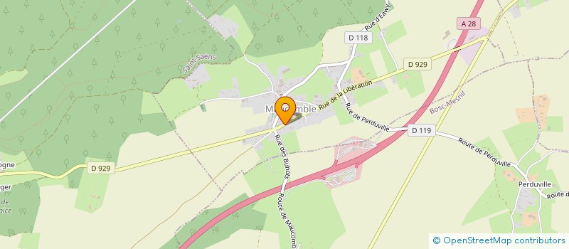 localisation de l'entreprise MAISON NORMANDE HOME DECOR  MAUCOMBLE