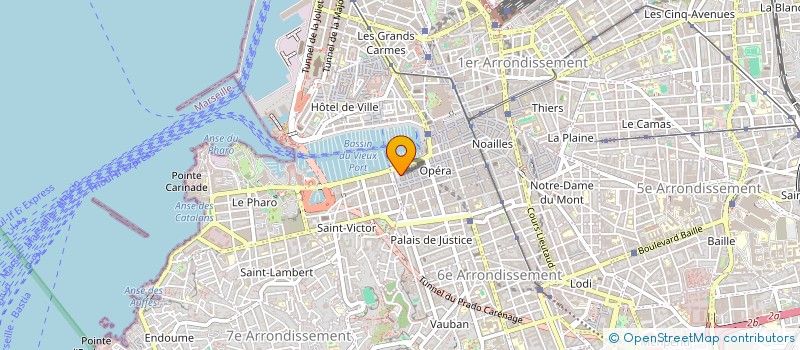 localisation de l'entreprise MAISON NOSH MARSEILLE à MARSEILLE