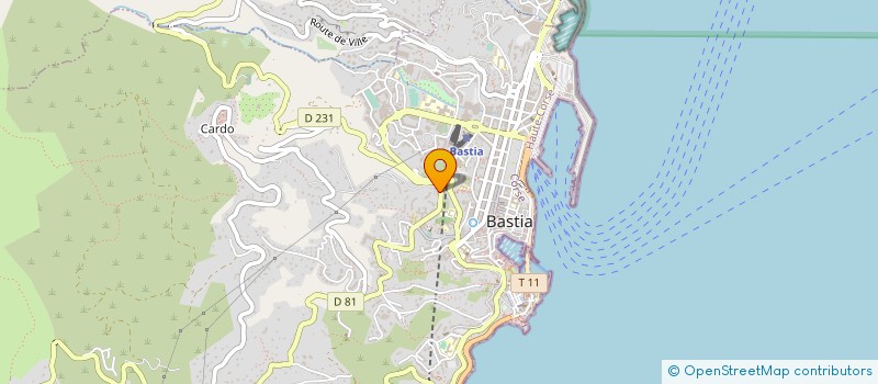 localisation de l'entreprise MAISON NOTRE DAME à BASTIA