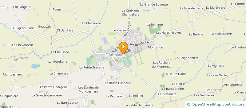 localisation de l'entreprise MAISON NOTRE DAME DE LOURDES  DOMALAIN