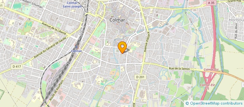 localisation de l'entreprise MAISON NOTRE DAME DES APOTRES à COLMAR
