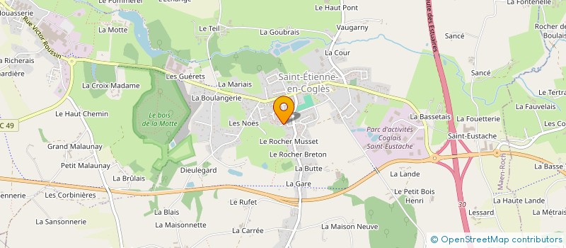 localisation de l'entreprise MAISON NOURRY  SAINT-SAUVEUR-DES-LANDES