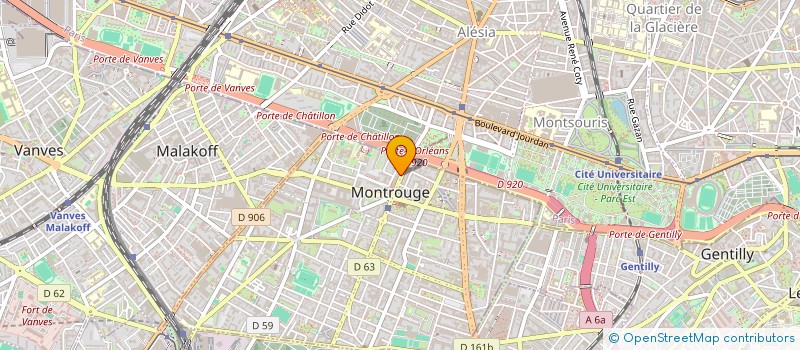 localisation de l'entreprise MAISON NOUVELLE  MONTROUGE