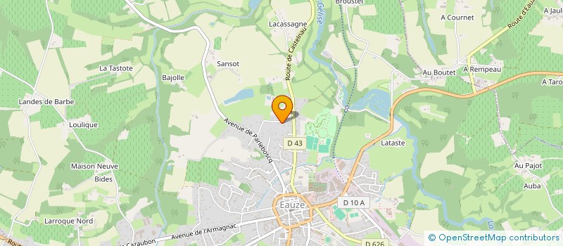 localisation de l'entreprise MAISON NOVAIS à EAUZE