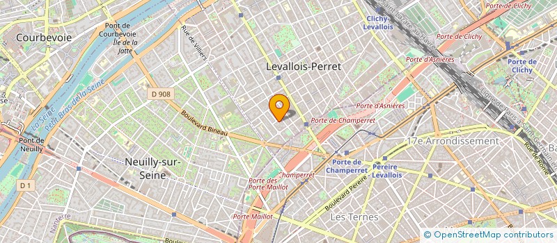 localisation de l'entreprise MAISON NOVE à LEVALLOIS-PERRET