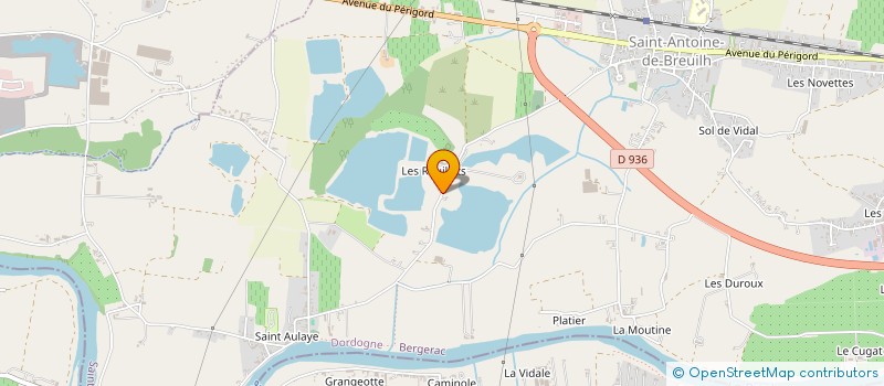 localisation de l'entreprise MAISON ODETTE  SAINT-ANTOINE-DE-BREUILH