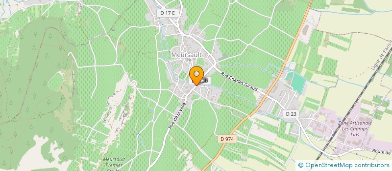 localisation de l'entreprise MAISON OLIVIER CHANZY à MEURSAULT