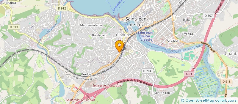 localisation de l'entreprise MAISON OMA  CIBOURE