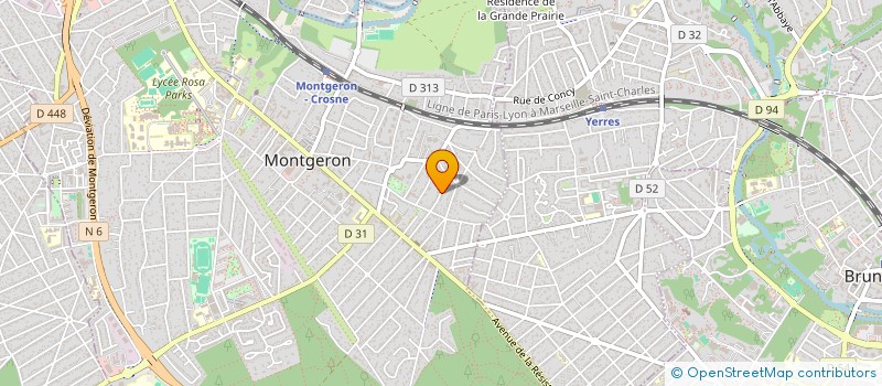 localisation de l'entreprise MAISON OMAEL à MONTGERON