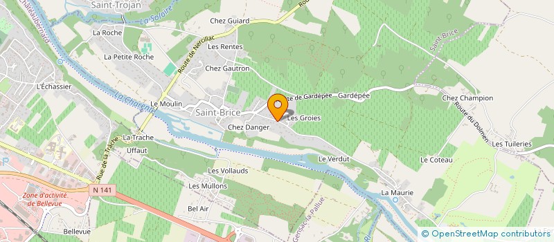 localisation de l'entreprise MAISON ORDONNEAU à LOUZAC SAINT ANDRE