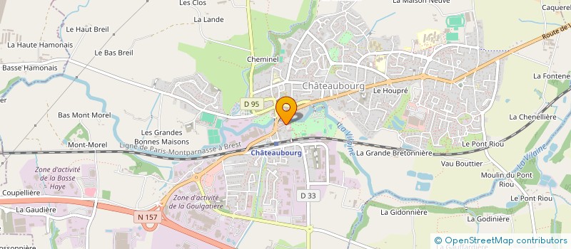 localisation de l'entreprise MAISON ORNAE à CHATEAUBOURG