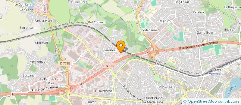 localisation de l'entreprise MAISON OSMOSE à VANNES