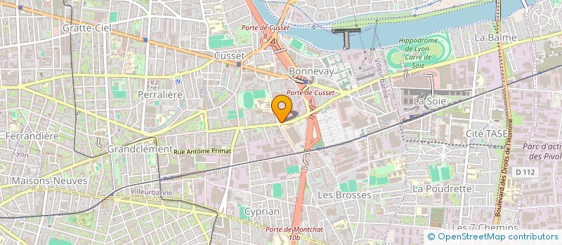 localisation de l'entreprise MAISON OUESLATI  VILLEURBANNE