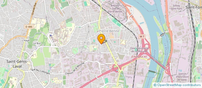 localisation de l'entreprise MAISON OUTFIT  OULLINS-PIERRE-BENITE