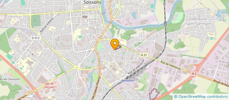 localisation de l'entreprise MAISON PA RENOVATION à SOISSONS