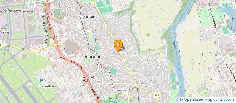 localisation de l'entreprise MAISON PAGES à BLAGNAC