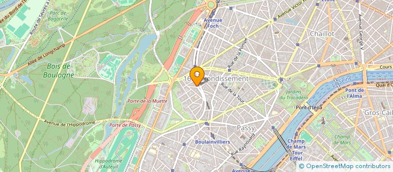 localisation de l'entreprise MAISON PALMADE BOULANGERIE  PARIS