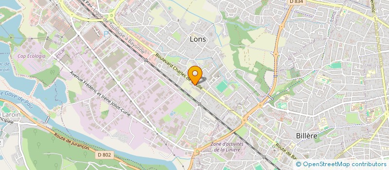 localisation de l'entreprise MAISON PAON  LONS