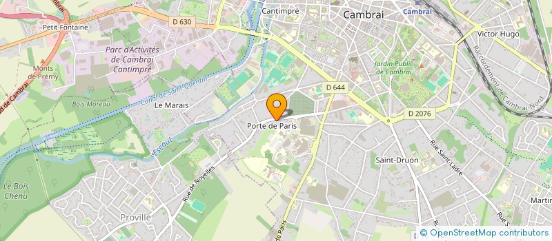 localisation de l'entreprise MAISON PARAMEDICALE ASTHERA  CAMBRAI