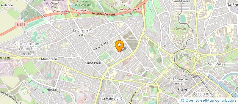 localisation de l'entreprise MAISON PARIS à CAEN
