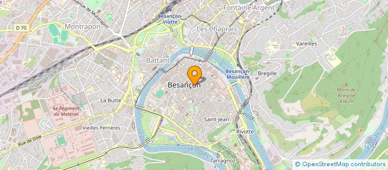 localisation de l'entreprise MAISON PARISOT  BESANCON