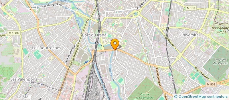 localisation de l'entreprise MAISON PAROTY KENNEDY à DIJON