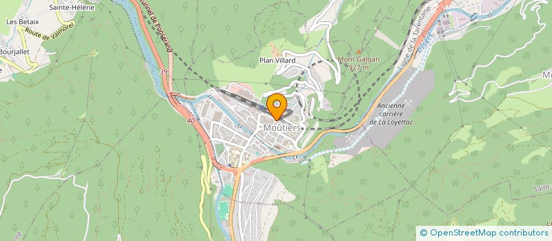 localisation de l'entreprise MAISON PARTAGEE  MOUTIERS