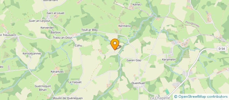 localisation de l'entreprise MAISON PARTAGEE MAMM GOZH  LA CHAPELLE-NEUVE