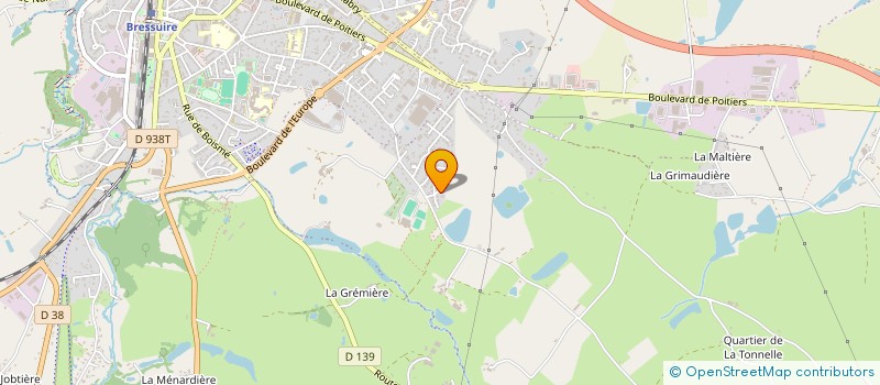 localisation de l'entreprise MAISON PAS A PAS  BRESSUIRE