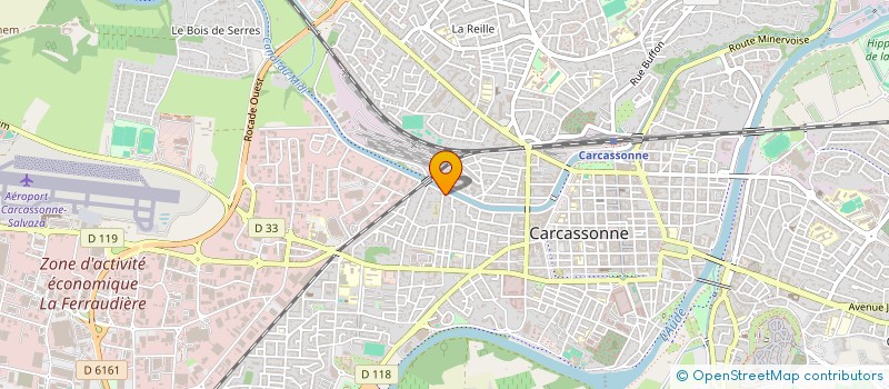 localisation de l'entreprise MAISON PASTEUR  CARCASSONNE