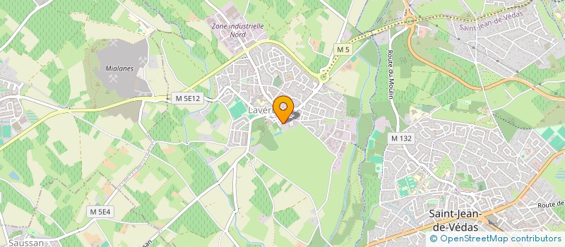 localisation de l'entreprise MAISON PASTOR  LAVERUNE