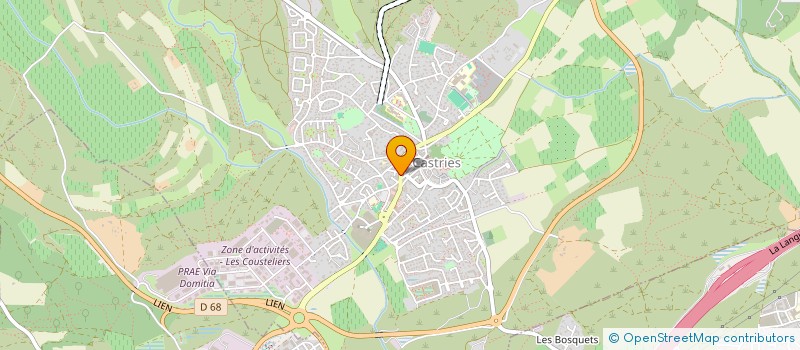 localisation de l'entreprise MAISON PASTOR  CASTRIES