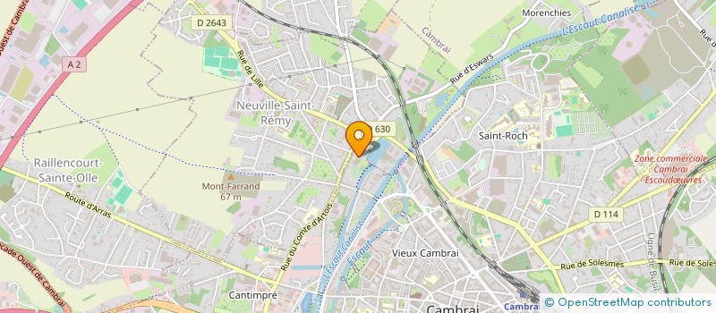 localisation de l'entreprise MAISON PATIN à CAMBRAI