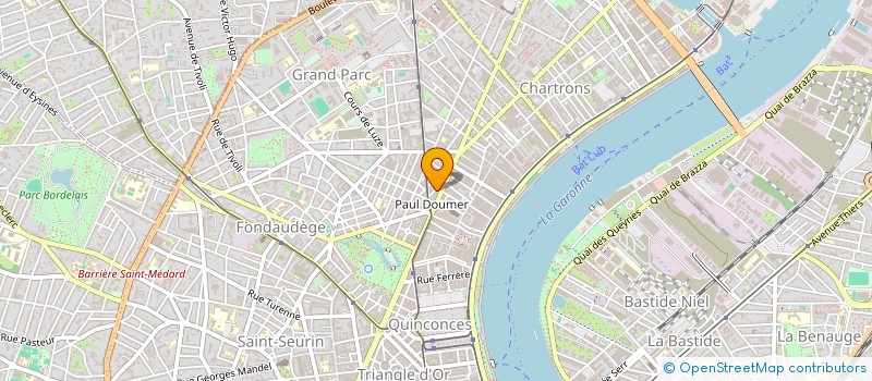 localisation de l'entreprise MAISON PAUC à BORDEAUX