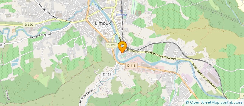 localisation de l'entreprise MAISON PAYSANNE DE L'AUDE à LIMOUX