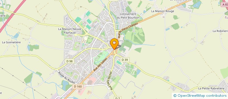 localisation de l'entreprise MAISON PELON  ESSARTS-EN-BOCAGE