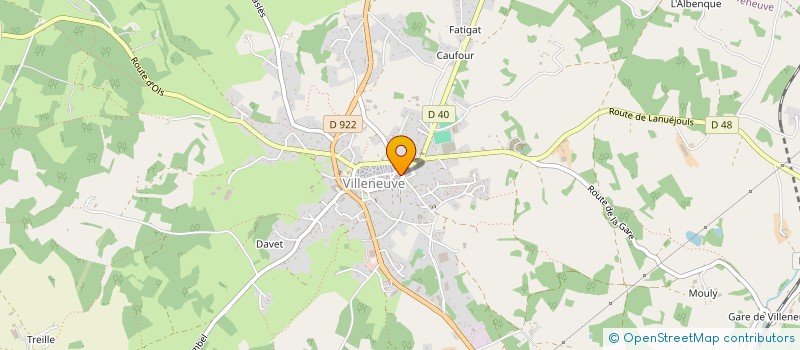 localisation de l'entreprise MAISON PELOU TRAITEUR à VILLENEUVE