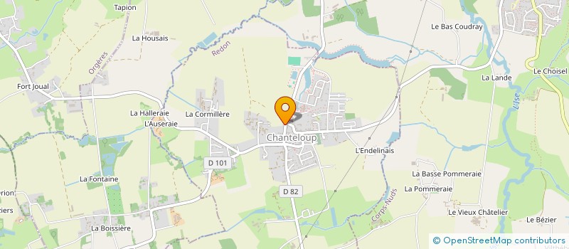 localisation de l'entreprise MAISON PENIGUEL  CHANTELOUP