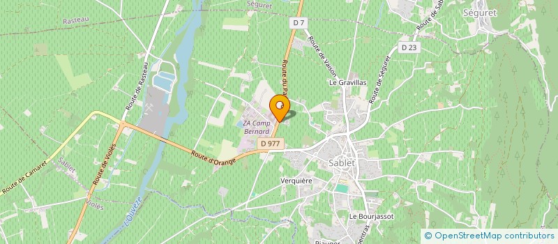 localisation de l'entreprise MAISON PERDIGAO  SABLET