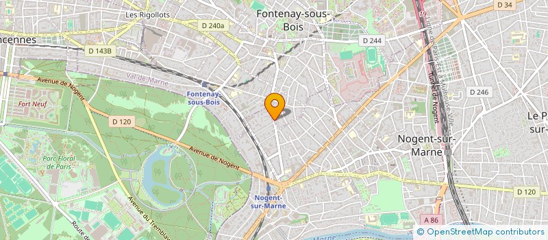 localisation de l'entreprise MAISON PEREZ à NOGENT-SUR-MARNE