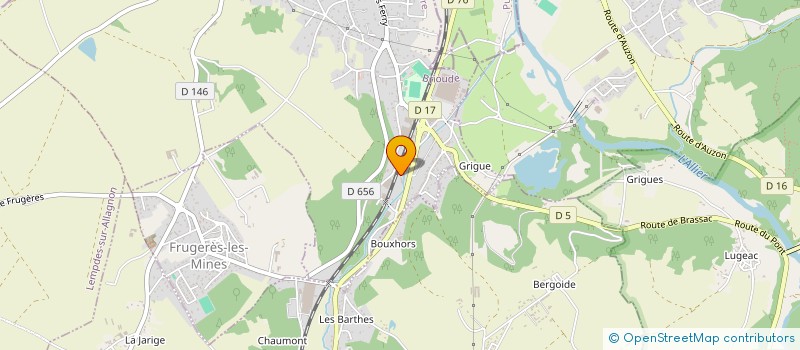 localisation de l'entreprise MAISON PERINGALE  SAINTE-FLORINE