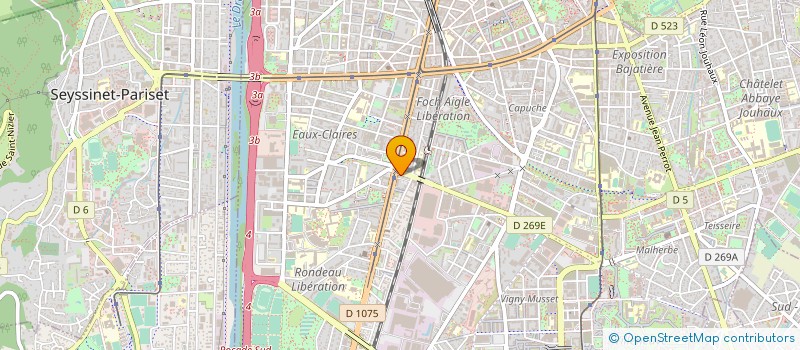 localisation de l'entreprise MAISON PERRAUD & FILS à GRENOBLE