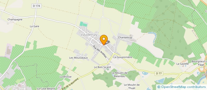 localisation de l'entreprise MAISON PERROTTE à VAUDELNAY